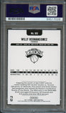 2017-18 NBA Hoops #103 Willy Hernangomez Signed Card AUTO 10 PSA Slabbed Knicks