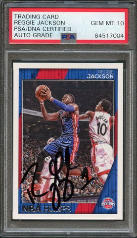 Reggie Jackson Signed Jersey (PSA)