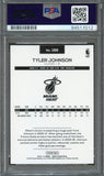 2016-17 NBA Hoops Green #188 Tyler Johnson Signed Card AUTO 10 PSA Slabbed Heat