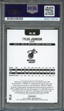 2017-18 NBA Hoops #68 Tyler Johnson Signed Card AUTO 10 PSA Slabbed Heat