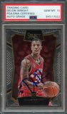 2015-16 Select Basketball #82 Delon Wright Signed Card AUTO 10 PSA Slabbed RC Raptors