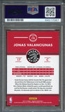 2015-16 Donruss Basketball #110 Jonas Valanciunas Signed Card AUTO 10 PSA Slabbed Toronto Raptors
