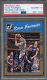 2016-17 Donruss #70 Evan Fournier Signed Card AUTO 10 PSA Slabbed Magic