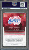 2012-13 Panini Brilliance #92 Matt Barnes Signed Card AUTO PSA Slabbed Clippers