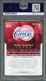 2012-13 Panini Brilliance #92 Matt Barnes Signed Card AUTO PSA Slabbed Clippers