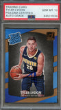 2017-18 Donruss #177 Tyler Lydon Signed AUTO 10 PSA Slabbed RC Nuggets