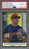 2016 Bowman Chrome Turn Two #TT-BC Alex Bregman Signed Card PSA Slabbed Auto 10 Astros