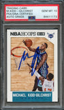 2015-16 NBA Hoops #244 Michael Kidd-Gilchrist Signed Card AUTO 10 PSA Slabbed Hornets