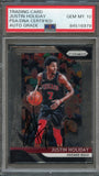 2018-19 Panini Prizm #150 JUSTIN HOLIDAY Signed Card AUTO 10 PSA Slabbed Bulls