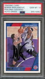 2016-17 NBA Hoops #233 Boban Marjanovic signed Auto 10 Card PSA/DNA Slabbed Pistons