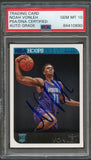 2014-15 NBA Hoops #269 Noah Vonleh Signed Card AUTO 10 PSA/DNA Slabbed RC