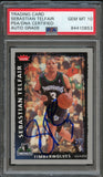 2008-09 Fleer Basketball #188 Sebastian Telfair Signed Card AUTO 10 PSA/DNA Slabbed Timberwolves