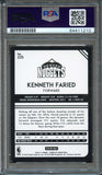 2016-17 Panini Complete #225 Kenneth Faried Signed AUTO 10 PSA Slabbed Nuggets