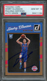 2016-17 Donruss Basketball #165 Henry Ellenson Signed Card AUTO 10 PSA Slabbed Pistons RC