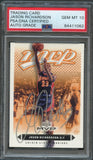 2003-04 Upper Deck MVP #46 Jason Richardson Signed Card AUTO 10 PSA Slabbed Warriors