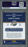 2015-16 Donruss Basketball #191 Dante Exum Signed Card AUTO 10 PSA Slabbed Jazz