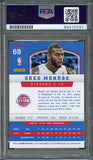 2012-13 Panini #69 Greg Monroe Signed Card AUTO 10 PSA Slabbed Pistons