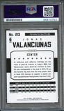 2015-16 NBA Hoops #213 Jonas Valanciunas Signed Card AUTO 10 PSA Slabbed Raptors