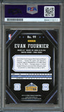 2013-14 Pinnacle #99 Evan Fournier Signed Card AUTO 10 PSA Slabbed Nuggets