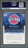 2012-13 Panini Brilliance #66 Will Bynum Signed Card AUTO 10 PSA Slabbed Pistons