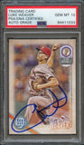 2018 Topps Gypsy Queen #283 Luke Weaver Signed Card PSA Slabbed Auto Grade 10 Cardinals