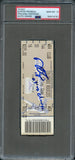 Dustin Pedroia 2007 WORLD SERIES GAME 3 Signed Ticket PSA Slabbed Auto Grade 10 Red Sox