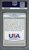 2011 Topps USA Baseball #USA44 Alex Bregman Signed Card PSA Slabbed Auto Grade 10USA
