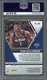 2019-20 Panini Mosaic #209 Zion Williamson PSA 9 Mint Rookie RC Pelicans