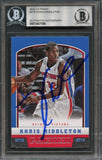 2012-13 Panini Basketball #276 Khris Middleton Signed Card AUTO BAS Beckett Slabbed Pistons