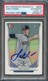 2014 Bowman #BP69 Josh Hader Signed Card PSA Slabbed Auto 10 Astros