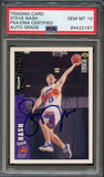 1996 Upper Deck Collector's Choice #310 Steve Nash Signed Card AUTO PSA Gem Mint 10 Slabbed Suns