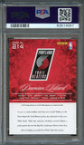 2012-13 Panini Prestige #214 Damian Lillard Signed Card AUTO PSA Slabbed Trail Blazers RC