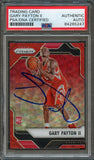 2016 Panini Prizm Red #224 Gary Payton II Signed Card AUTO PSA Slabbed Houston Rockets