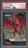 2016 Panini Prizm Blue /99 #224 Gary Payton II Signed Card AUTO PSA Slabbed Houston Rockets