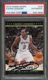 2012 PANINI HOOPS KAWHI LEONARD ROOKIE RC #236 AUTO PSA Slabbed Spurs