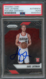 2016-17 Panini Prizm #279 Jake Layman Signed Rookie Card AUTO PSA Slabbed RC Blazers