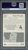 2009 Topps Magic #10 Zach Miller Signed Card PSA Slabbed Sun Devils