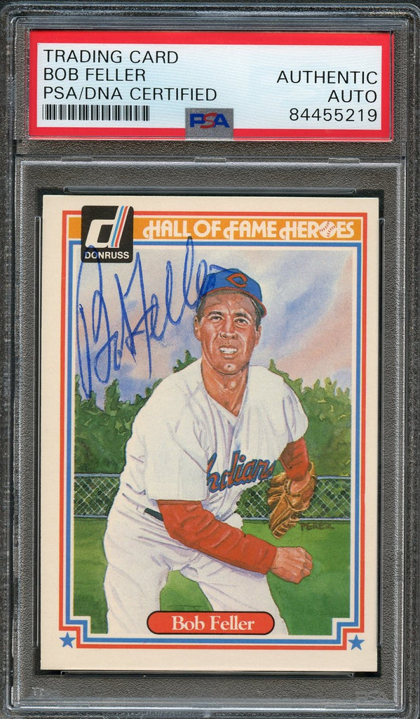 Bob Feller - Trading/Sports Card Signed