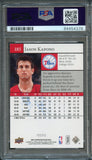 2009-10 Upper Deck #185 Jason Kapono Signed Card AUTO PSA/DNA Slabbed