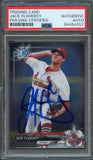 2017 Bowman Chrome Prospects #BCP103 Jack Flaherty Signed Card PSA Slabbed Auto