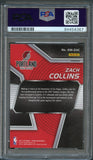 2017-18 Prizm Emergent Green #EM-ZAC Zach Collins Signed Rookie Card AUTO PSA Slabbed RC Blazers