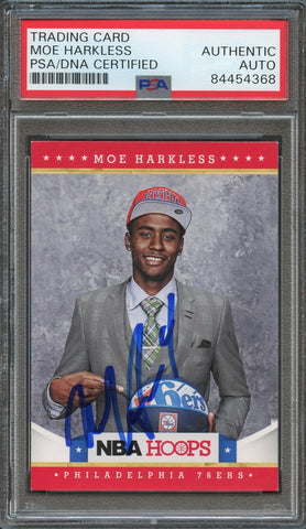 2012-13 NBA Hoops #288 Moe Harkless Signed Card AUTO PSA Slabbed RC