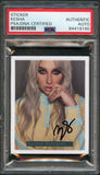 Kesha Signed Card PSA/DNA Encapsulated Autographed Slabbed
