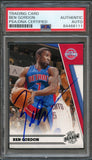 2010-11 Panini Season Update #47 Ben Gordon Signed Card AUTO PSA Slabbed Pistons