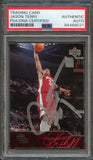 2003-04 Upper Deck #8 Jason Terry Signed Card AUTO PSA Slabbed Atlanta Hawks