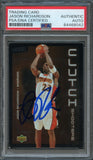 2003-04 Upper Deck Victory #172 Jason Richardson Signed Card AUTO PSA Slabbed Warriors