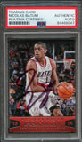 2013-14 Panini #133 Nicolas Batum Signed Card AUTO PSA Slabbed Blazers