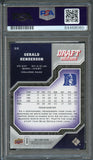 2009-10 Upper Deck Draft Edition #33 Gerald Henderson Signed Card AUTO PSA Slabbed Duke Blue Devils