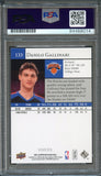2009-10 Upper Deck #133 Danilo Gallinari Signed Card AUTO PSA Slabbed Knicks