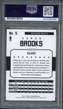2015-16 NBA Hoops #5 Aaron Brooks Signed Card AUTO PSA Slabbed Bulls
